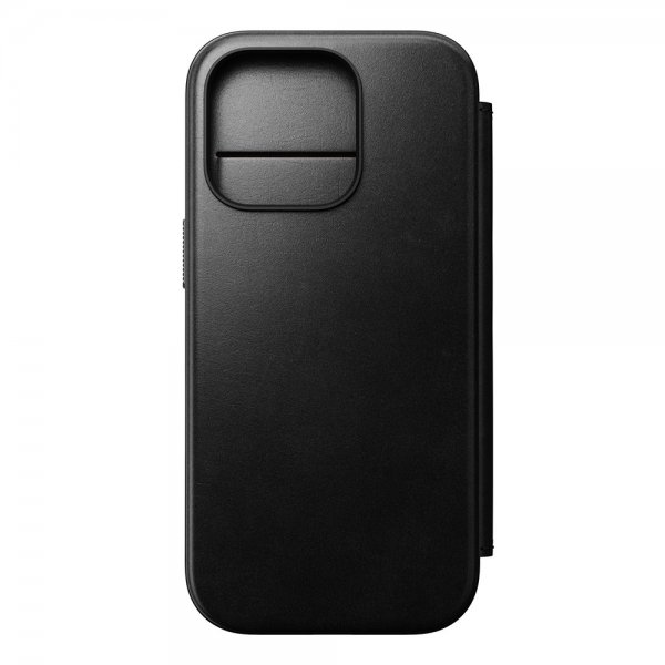 Nomad iPhone 16 Pro Fodral Modern Leather Folio Horween Musta
