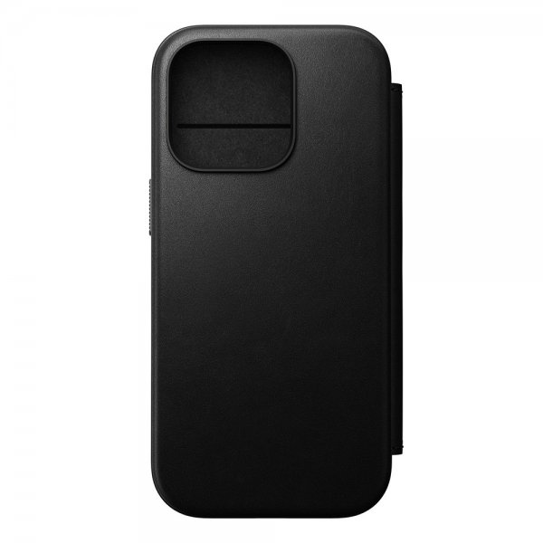 Nomad iPhone 16 Pro -kotelo Modern Leather Folio, musta