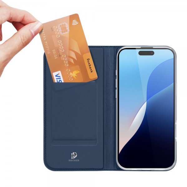 Dux Ducis iPhone 16 Pro -kuori Skin Pro Series, sininen