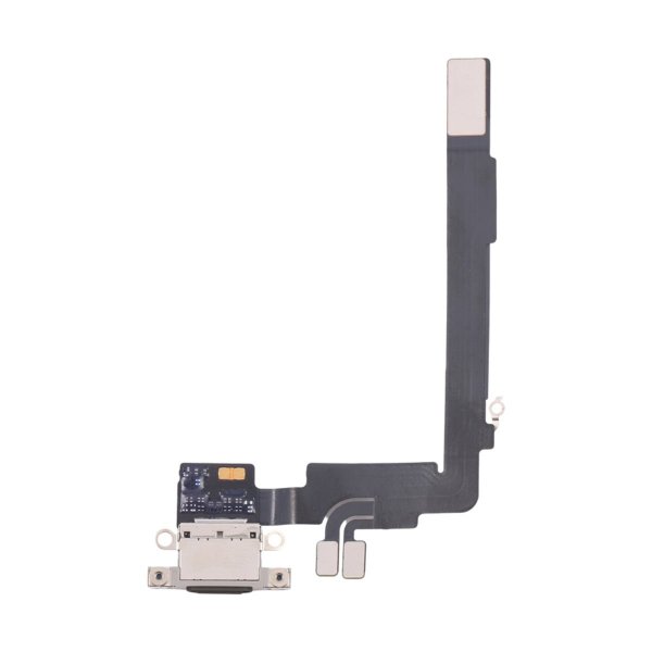 iPhone 16 Pro latausliitin joustokaapeli alkuperäinen – musta