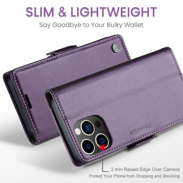 CaseMe iPhone 16 Pro Max -suojakotelo 023-sarja, violetti