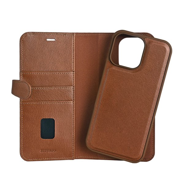Buffalo iPhone 16 Pro Max -kotelo 2-in-1 MagSeries Ruskea
