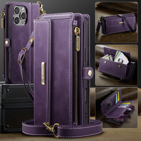 CaseMe iPhone 16 Pro Max -kotelo C39-sarja violetti
