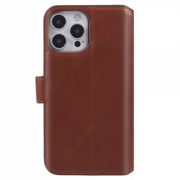 Nordic Covers iPhone 16 Pro Max Essential Leather Maple Brown -kotelo