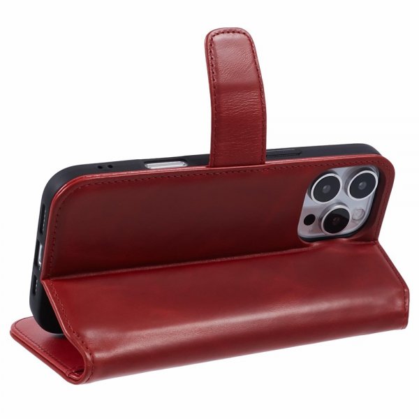 Nordic Covers iPhone 16 Pro Max Essential Leather -suojakotelo, Poppy Red