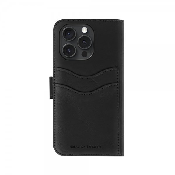 Ideal of Sweden iPhone 16 Pro Max Kuori Magnet Wallet+ MagSafe Musta