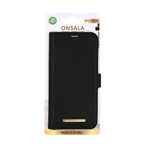 Onsala iPhone 16 Pro Max MagSeries irrotettava kuori musta