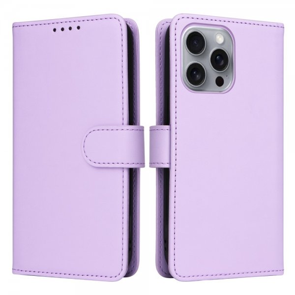 Betopnice iPhone 16 Pro Max -kotelo irrotettavalla kuorella 005 Violetti