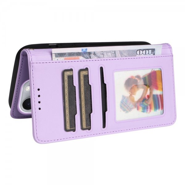 Betopnice iPhone 16 Pro Max -kotelo irrotettavalla kuorella 005 Violetti