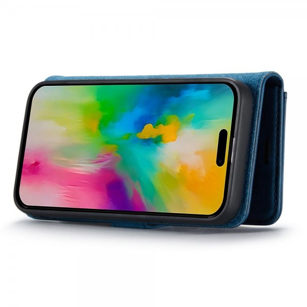 Dg.Ming iPhone 16 Pro Max -kotelo irrotettavalla kuorella, sininen