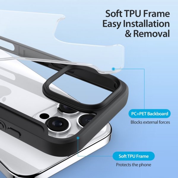 Dux Ducis iPhone 16 Pro Max Kuori Skin X Pro Series MagSafe Musta