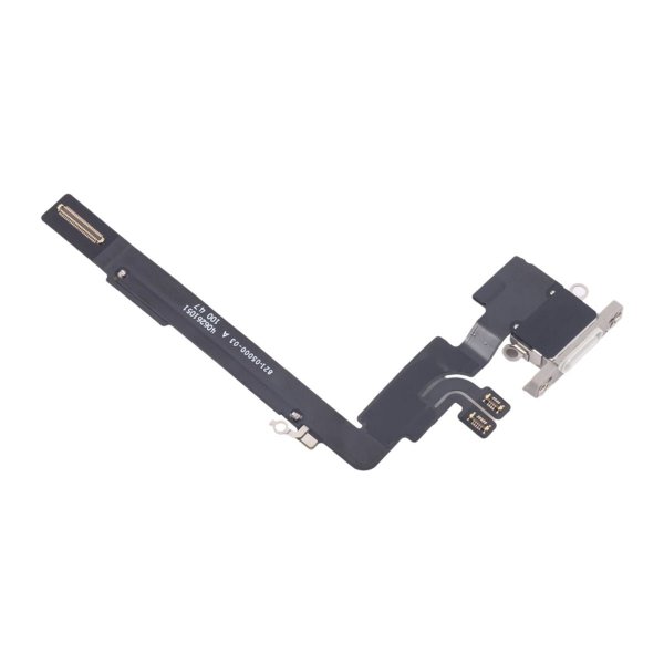 iPhone 16 Pro Max latausliitin joustokaapeli Alkuperäinen - Valkoinen