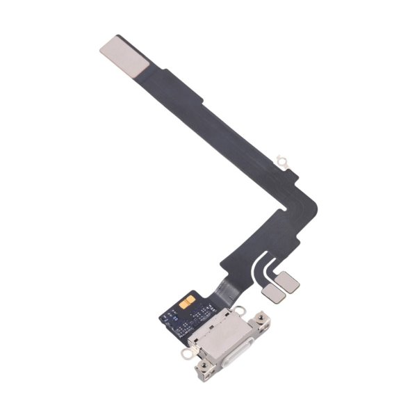 iPhone 16 Pro Max latausliitin joustokaapeli Alkuperäinen - Valkoinen