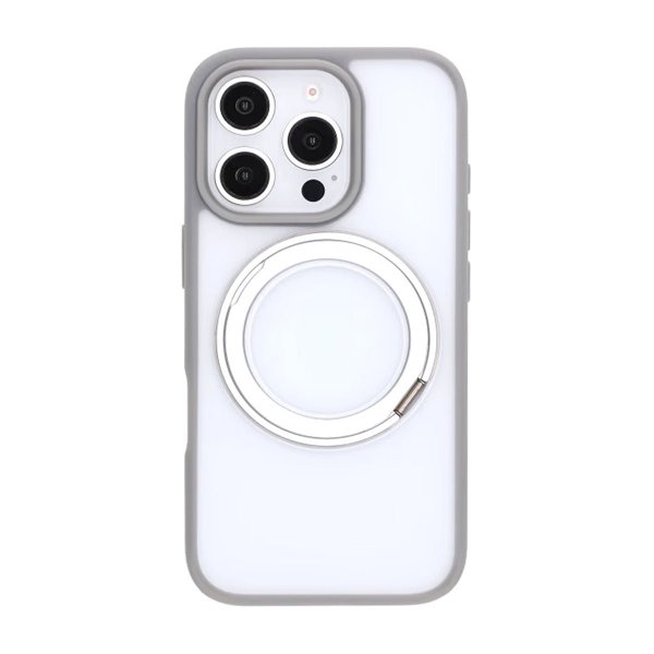 iPhone 16 Pro Max Kuoret Käännettävä MagSafe-teline Harmaa