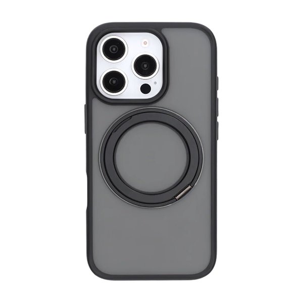 iPhone 16 Pro Max Kuoret Käännettävä MagSafe Jalusta Musta