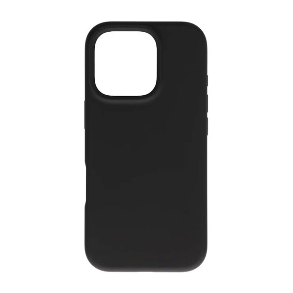 iPhone 16 Pro Max -silikonikuori, musta