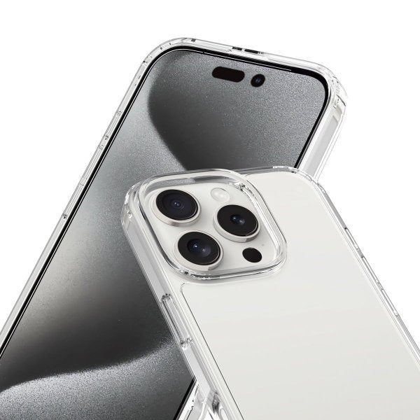Rvelon iPhone 16 Pro Max Kuoret Silikoni Läpinäkyvä