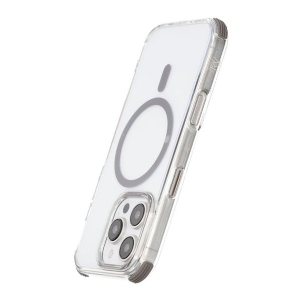 Rvelon iPhone 16 Pro Max Kuori Iskunkestävä MagSafe Harmaa