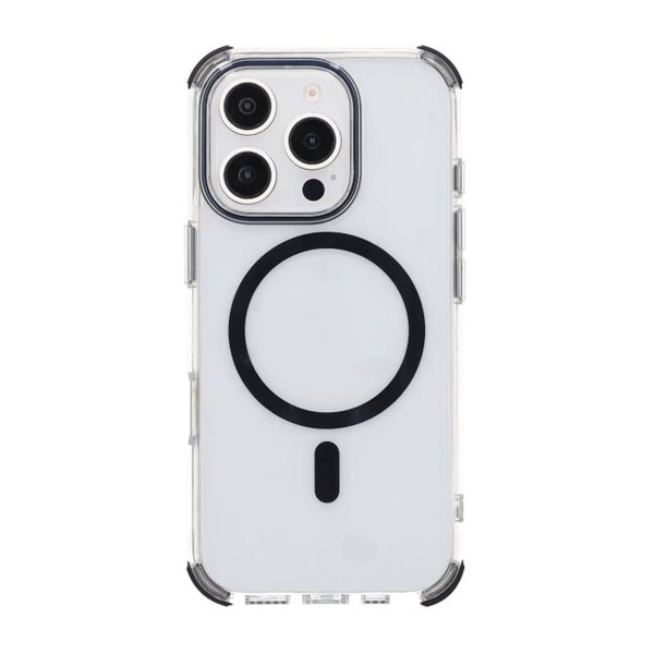 Rvelon iPhone 16 Pro Max Kuori Iskunkestävä MagSafe Musta