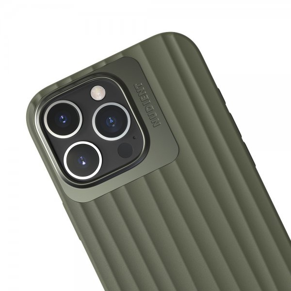 Nudient iPhone 16 Pro Max -suojakuori Bold MagSafe Olive Green