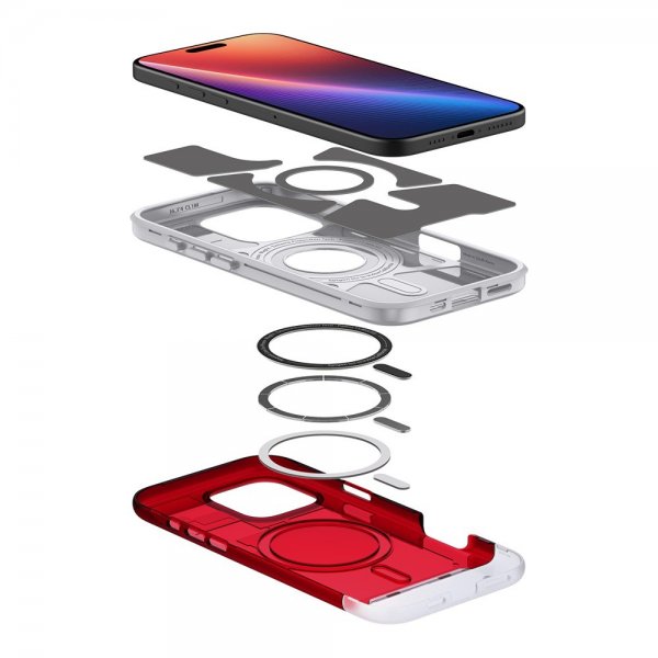 Spigen iPhone 16 Pro Max Kuori Classic C1 MagFit Ruby