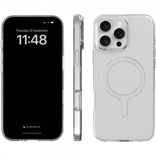 agood company iPhone 16 Pro Max -suojakuori CLRPRTCT Transparent