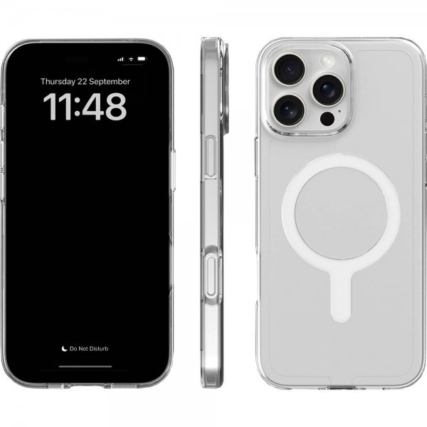 agood company iPhone 16 Pro Max -suojakuori CLRPRTCT Transparent