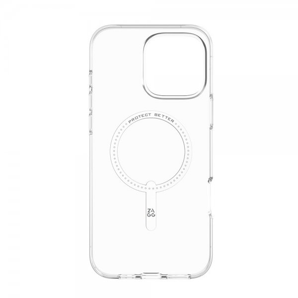 ZAGG iPhone 16 Pro Max -suojakuori Crystal Palace Lite Snap Läpinäkyvä