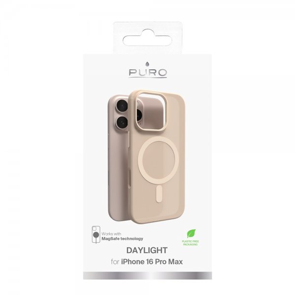 Puro iPhone 16 Pro Max Kuori Daylight MagSafe Beige