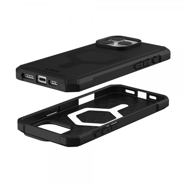 Urban Armor Gear (UAG) iPhone 16 Pro Max -suojakuori Essential Armor MagSafe, musta