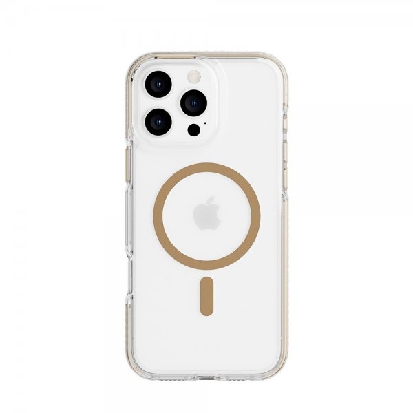 Tech21 iPhone 16 Pro Max -suojakuori, EvoCrystal MagSafe, kulta