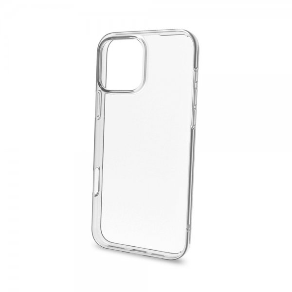 Celly iPhone 16 Pro Max -suojakuori GELSKIN Läpinäkyvä
