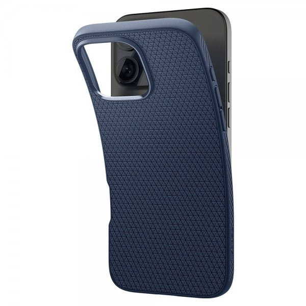 Spigen iPhone 16 Pro Max -kuori Liquid Air Navy Blue