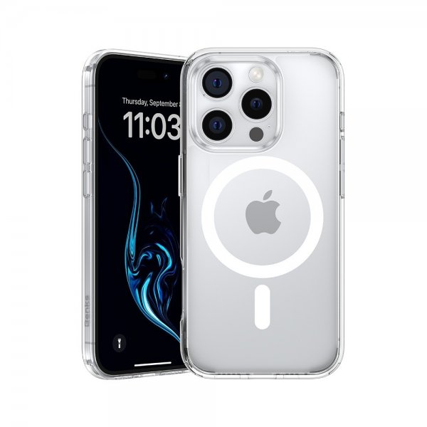 Benks iPhone 16 Pro Max -kuori Lucent Pro MagSafe Läpinäkyvä