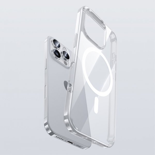 Benks iPhone 16 Pro Max -kuori Lucent Pro MagSafe Läpinäkyvä