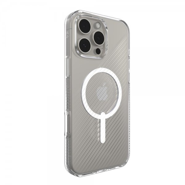 ZAGG iPhone 16 Pro Max -suojakuori Luxe Snap Transparent