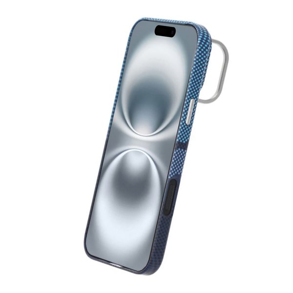 iPhone 16 Pro Max Kuori, taitettava jalusta, MagSafe, sininen