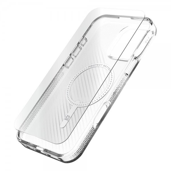 ZAGG iPhone 16 Pro Max -suojakuori ja näytönsuoja Luxe Snap & Glass