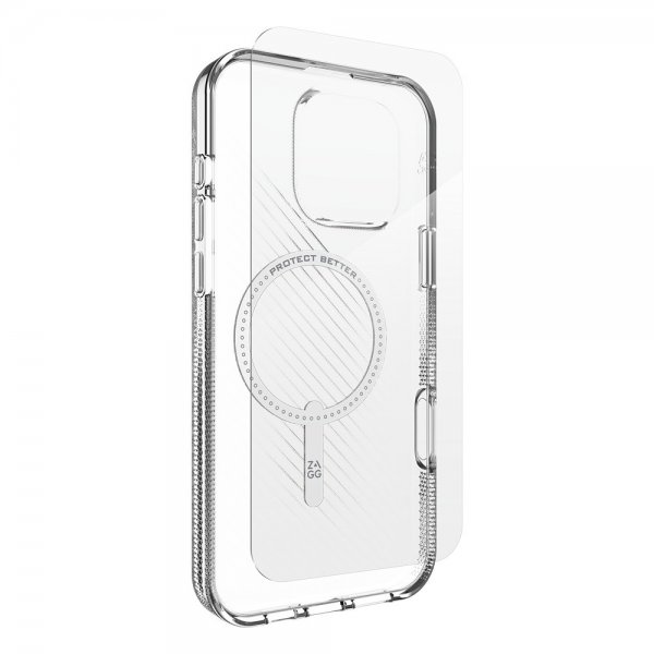 ZAGG iPhone 16 Pro Max -suojakuori ja näytönsuoja Luxe Snap & Glass