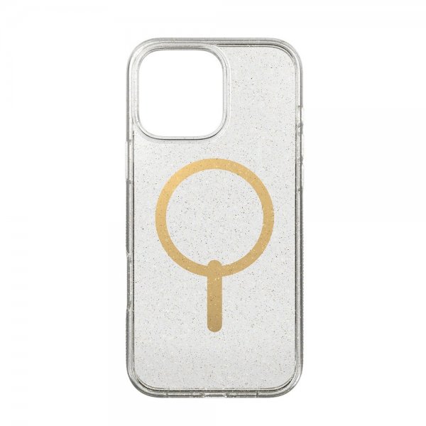 ZAGG iPhone 16 Pro Max -kuori Milan Snap Gold Glitter
