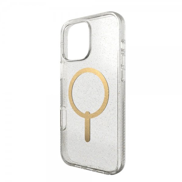 ZAGG iPhone 16 Pro Max -kuori Milan Snap Gold Glitter