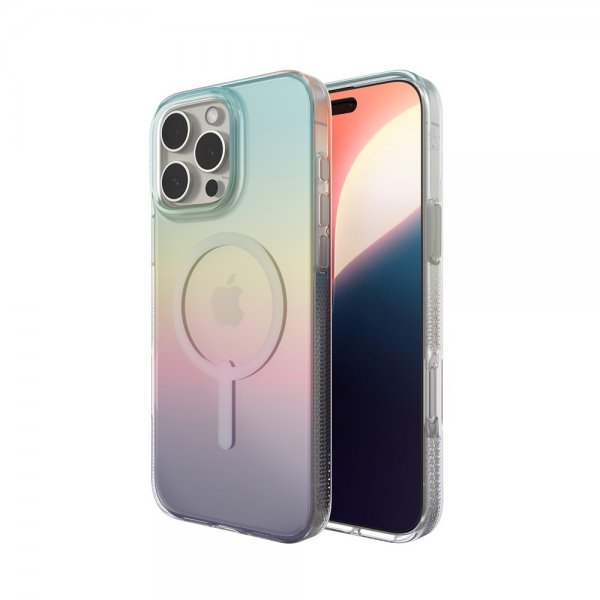 ZAGG iPhone 16 Pro Max -kuori Milan Snap Iridescent