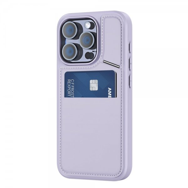 Dux Ducis iPhone 16 Pro Max -suojakuori Rafi II Series MagSafe, violetti