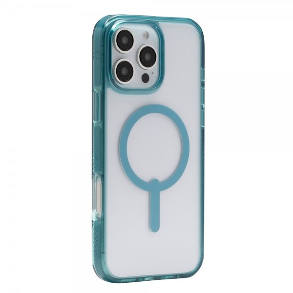 ZAGG iPhone 16 Pro Max -kuori, Santa Cruz Snap, Retro Blue