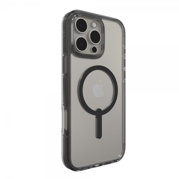ZAGG iPhone 16 Pro Max -kuori Santa Cruz Snap Musta