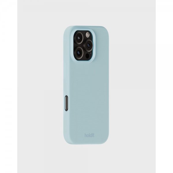 holdit iPhone 16 Pro Max Kuori Silikoni Mineral Blue