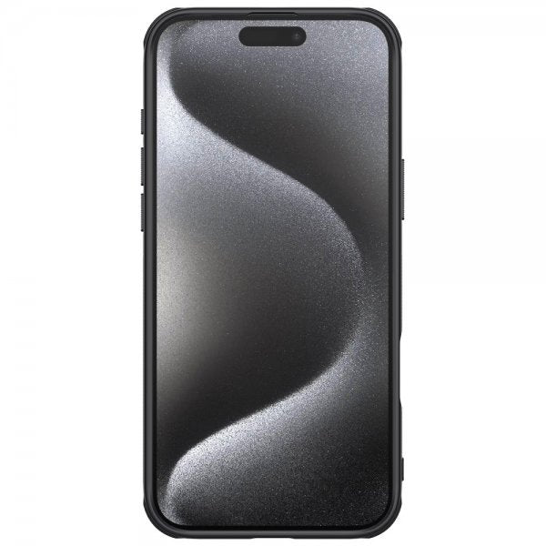 Nillkin iPhone 16 Pro Max -suojakuori Super Frosted Shield Pro MagSafe, musta