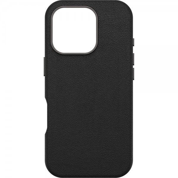 Otterbox iPhone 16 Pro Max -suojakuori Symmetry Cactus Leather MagSafe Noir Ash