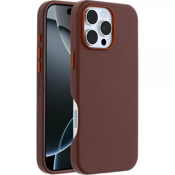 Otterbox iPhone 16 Pro Max -suojakuori Symmetry Cactus Leather MagSafe Rich Adobe