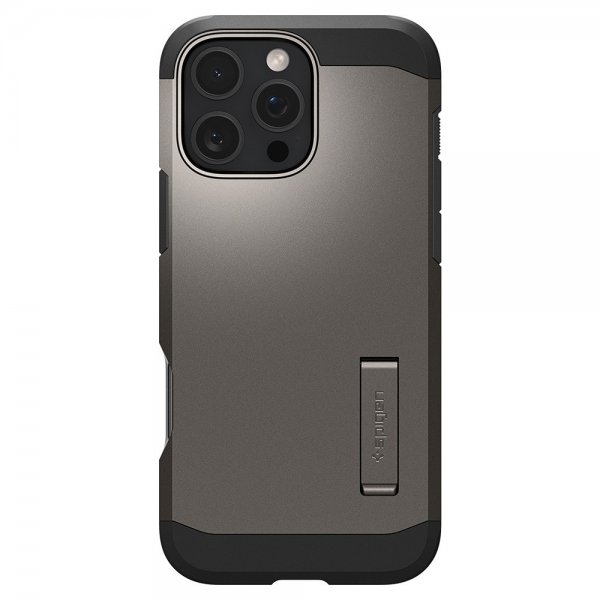 Spigen iPhone 16 Pro Max -suojakuori Tough Armor MagFit Gunmetal